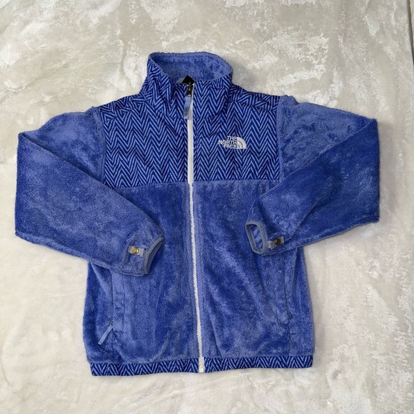 The North Face Chevron Pattern Blue Jacket - Picture 1 of 10